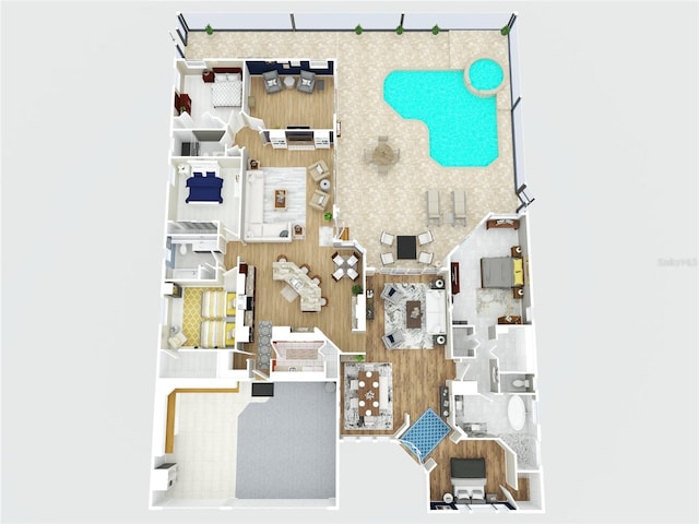 6231 Cypress Bend Ct, University Park, FL 34201 - floor plan / room layout
