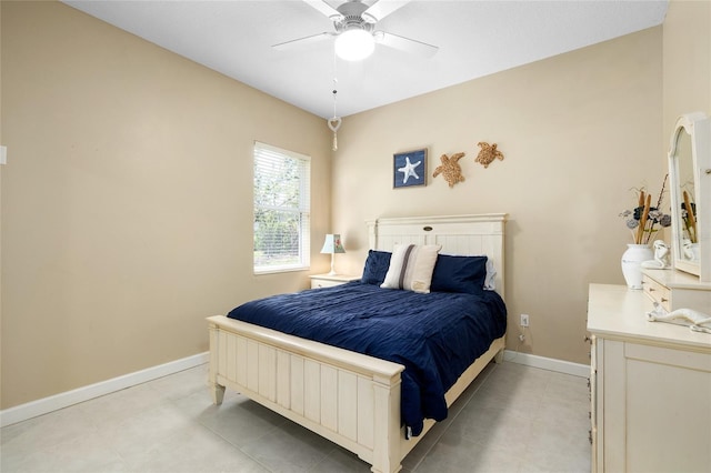 6231 Cypress Bend Ct, University Park, FL 34201 - bedroom with baseboards and a ceiling fan