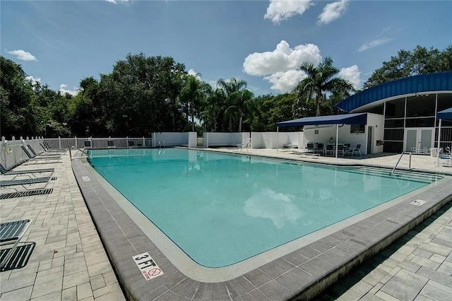 6231 Cypress Bend Ct, University Park, FL 34201 - community pool featuring a patio