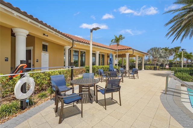 view of patio