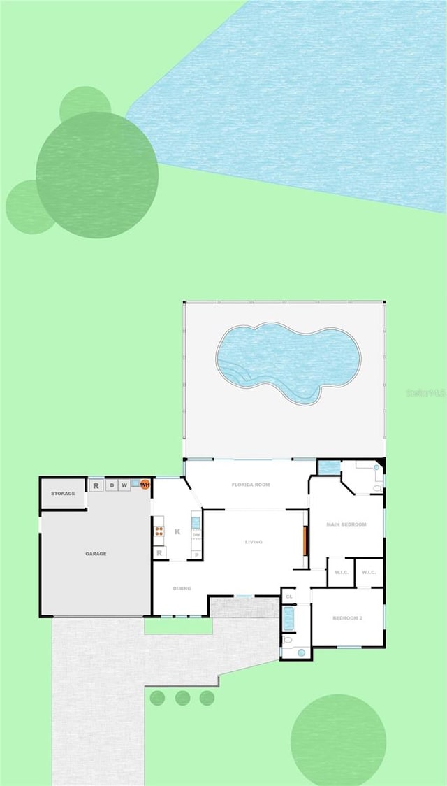 4861 Waterbridge Down, Sarasota, FL 34235 - view of floor plan / room layout