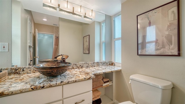 4861 Waterbridge Down, Sarasota, FL 34235 - full bathroom with vanity and a shower with curtain