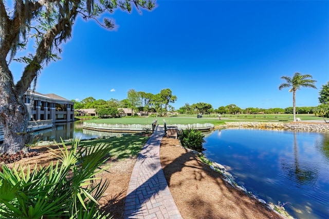 property view of water