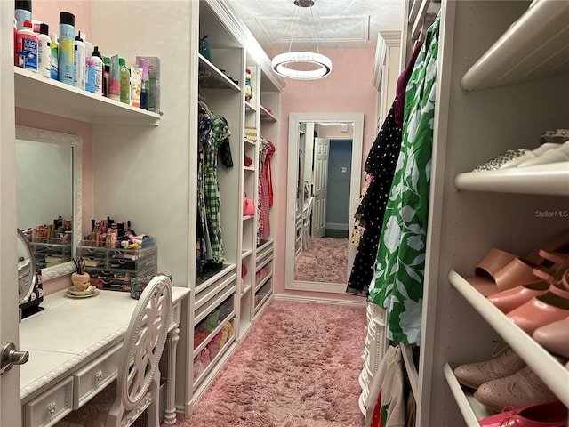 1600 Twin Oaks Cir, Oviedo, FL 32765 - spacious closet featuring carpet flooring