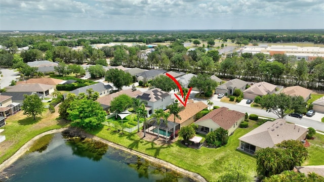 14315 Tree Swallow Way, Lakewood Ranch, FL 34202 - aerial view of residential area featuring a large body of water