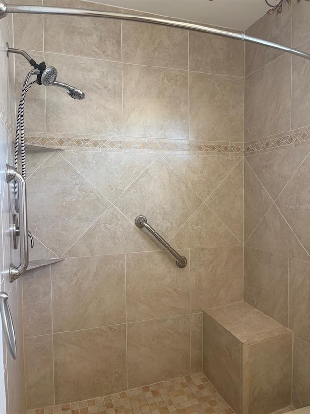 5057 Live Oak Cir Unit 86, Bradenton, FL 34207 - bathroom with a stall shower