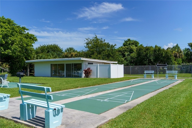 5057 Live Oak Cir Unit 86, Bradenton, FL 34207 - view of property's community with shuffleboard