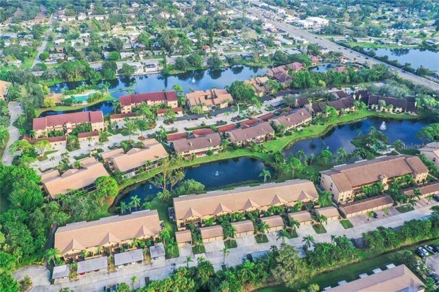 5736 Ashton Lake Dr, Sarasota, FL 34231 - aerial view of property's location featuring nearby suburban area and a large body of water