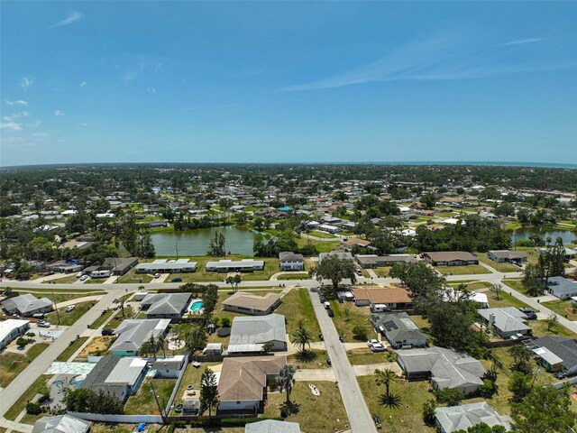 1789 Elm Dr, Venice, FL 34293 - drone / aerial view with a residential view and a water view