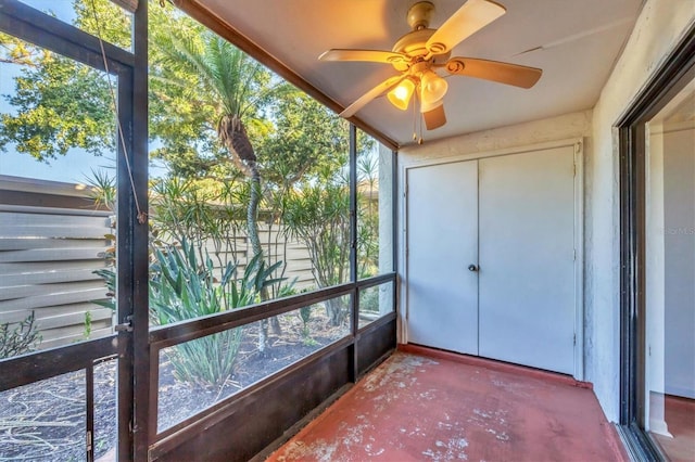 752 White Pine Tree Rd Unit 101, Venice, FL 34285 - unfurnished sunroom with plenty of natural light