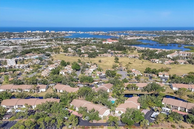 752 White Pine Tree Rd Unit 101, Venice, FL 34285 - aerial view with a residential view and a water view