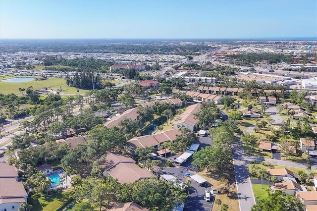 752 White Pine Tree Rd Unit 101, Venice, FL 34285 - bird's eye view featuring a residential view and a water view