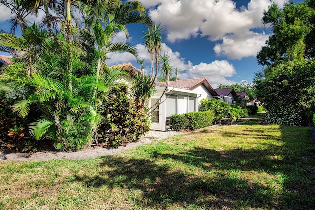 3843 El Poinier Ct W Unit 8720, Sarasota, FL 34232 - view of grassy yard