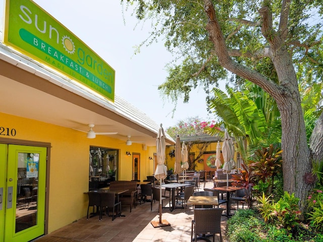 view of patio / terrace featuring outdoor dining area