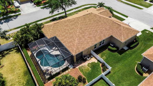 drone / aerial view
