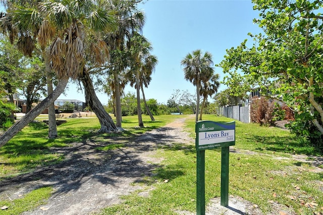 exterior space with a lawn