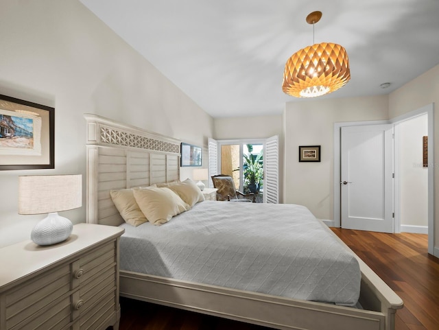 2282 Harbour Court Dr, Longboat Key, FL 34228 - bedroom with dark wood-style floors