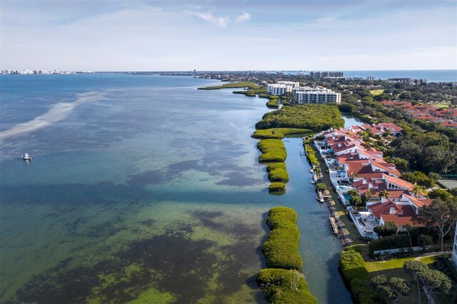 2282 Harbour Court Dr, Longboat Key, FL 34228 - bird's eye view with a water view