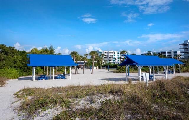2282 Harbour Court Dr, Longboat Key, FL 34228 - view of playground with a gazebo