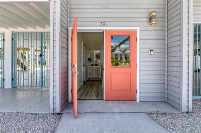 view of entrance to property