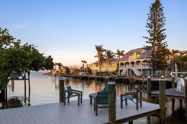 501 Key Royale Dr, Holmes Beach, FL 34217 - dock featuring a water view