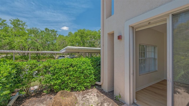 4264 Central Sarasota Pkwy Unit 111, Sarasota, FL 34238 - exterior view of stucco siding