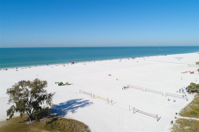 5800 Hollywood Blvd Unit 312, Sarasota, FL 34231 - water view with a beach view
