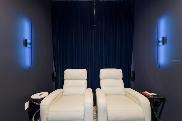 view of home theater room