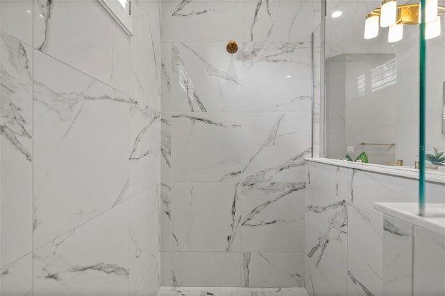 13319 Deep Blue Pl, Bradenton, FL 34211 - bathroom with a marble finish shower