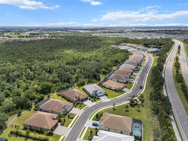 13319 Deep Blue Pl, Bradenton, FL 34211 - aerial perspective of suburban area featuring a forest