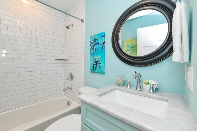 205 Elm Ave, Anna Maria, FL 34216 - bathroom featuring shower / tub combination, vanity, and toilet