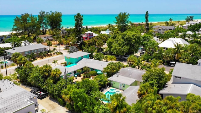 205 Elm Ave, Anna Maria, FL 34216 - drone / aerial view with a water view
