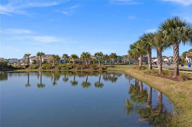water view featuring a residential view