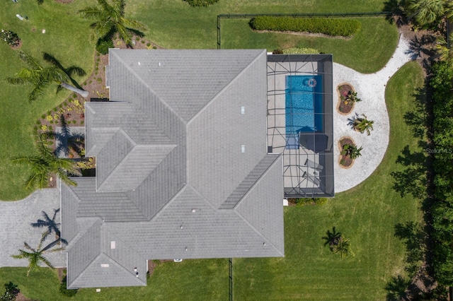 14210 9th Ter NE, Bradenton, FL 34212 - view from above of property featuring a pool