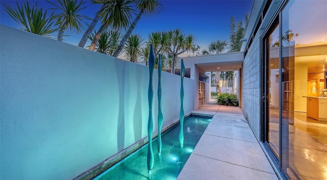 view of pool