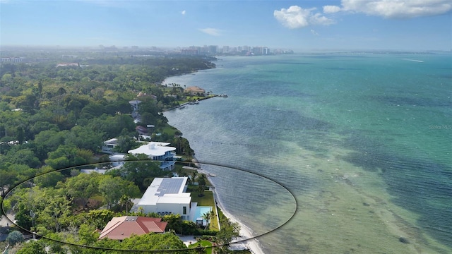 4123 Bay Shore Rd, Sarasota, FL 34234 - drone / aerial view of a nearby body of water