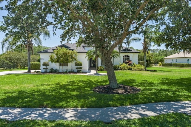 3806 155th Ave E, Parrish, FL 34219 - view of front of house with a front lawn