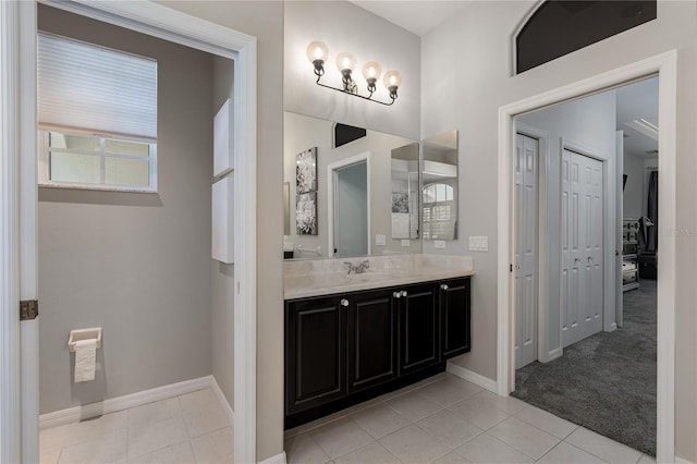 3806 155th Ave E, Parrish, FL 34219 - bathroom featuring vanity and tile patterned flooring