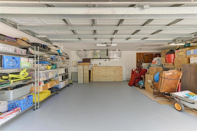 storage room featuring a garage