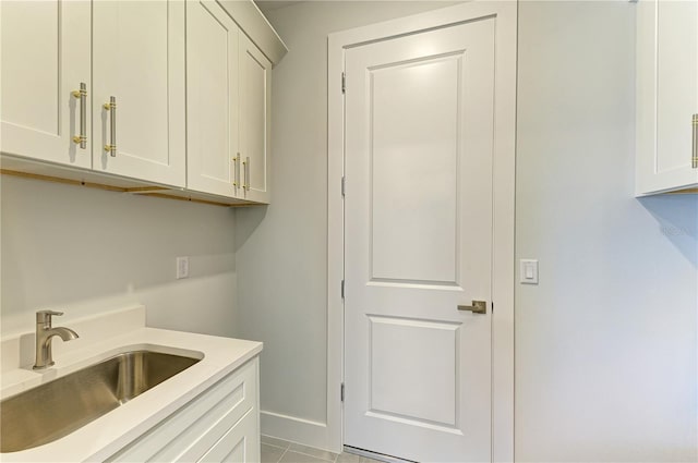 laundry room featuring a sink
