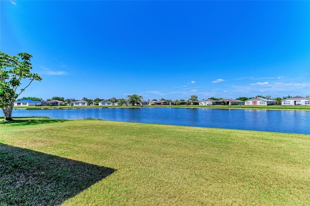 water view with a residential view