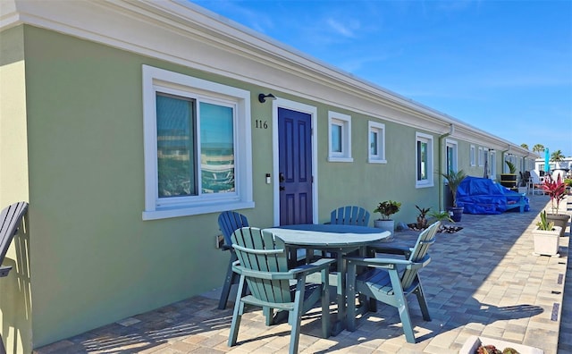 view of patio / terrace featuring outdoor dining space