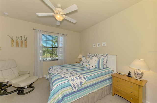 12315 Canavese Ln, Venice, FL 34293 - carpeted bedroom featuring a ceiling fan and baseboards