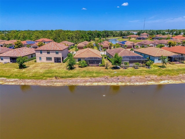 12315 Canavese Ln, Venice, FL 34293 - aerial view of residential area with a large body of water