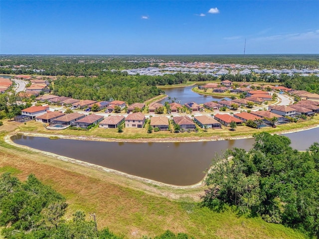 12315 Canavese Ln, Venice, FL 34293 - aerial perspective of suburban area featuring a nearby body of water