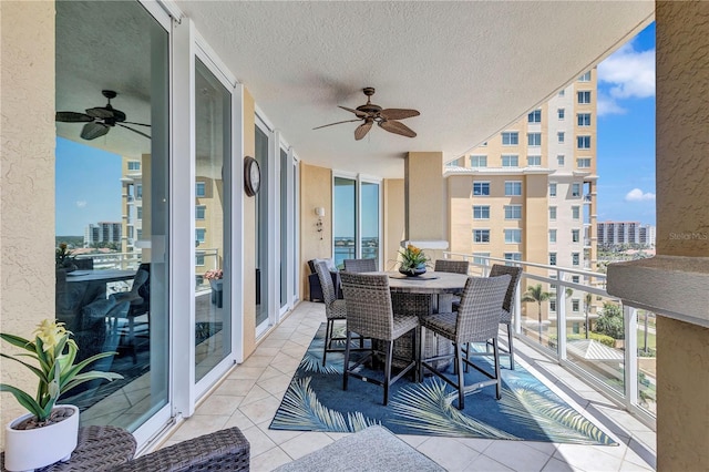 130 Riviera Dunes Way Unit 502, Palmetto, FL 34221 - balcony featuring a ceiling fan