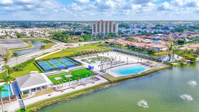 130 Riviera Dunes Way Unit 502, Palmetto, FL 34221 - birds eye view of property featuring a water view