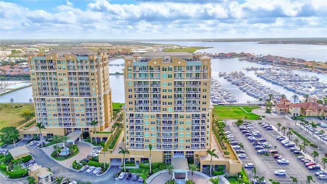 130 Riviera Dunes Way Unit 502, Palmetto, FL 34221 - drone / aerial view with a water view