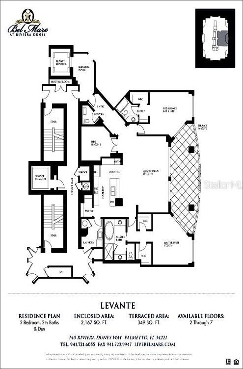 130 Riviera Dunes Way Unit 502, Palmetto, FL 34221 - floor plan