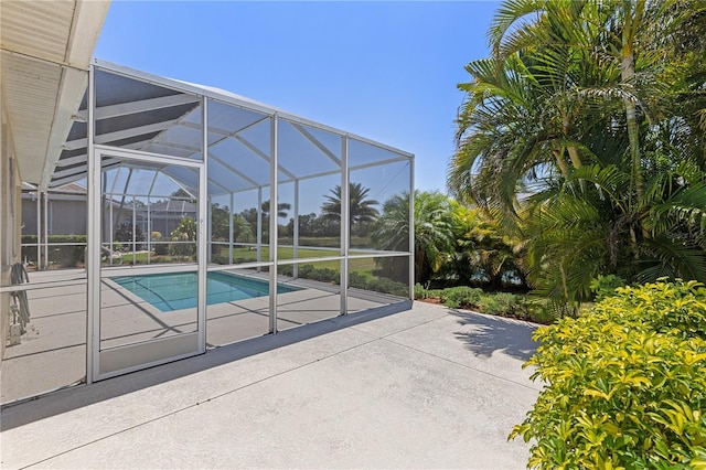 12014 Beeflower Dr, Lakewood Ranch, FL 34202 - pool featuring a lanai and a patio area